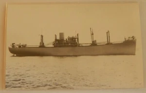 Steamship Steamer TILLIE LYKES real photo postcard RPPC - Picture 1 of 2