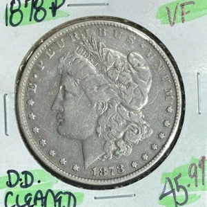 Dólar de plata Morgan 1878-P ~ en muy buen estado ~ limpio ~ ref# d/d - Imagen 1 de 2