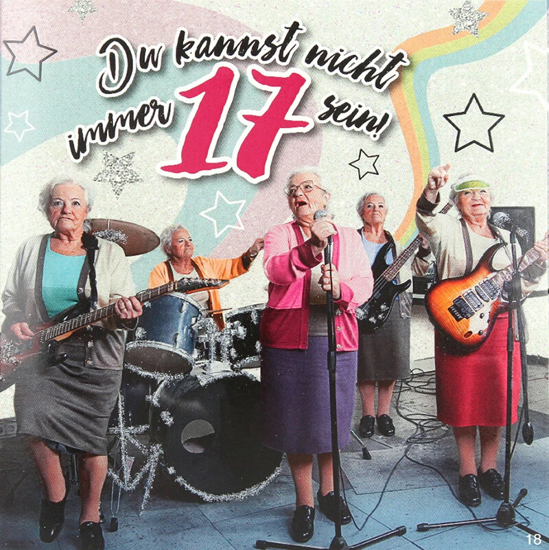 Glückwunschkarte zum 18. Geburtstag mit Musik Sound von Depesche