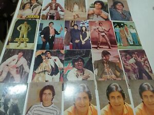 Amitabh Bachchan Rare Set 81 Post cards postcard INDIA bollywood 80s 90s unused