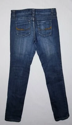 Pantalones de mezclilla Bongo para mujer talla 9A azul Fearless ultra ajustados elásticos lavados  Foto 1 de 4