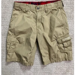 Levis Cargo Shorts Adjustable Waist Casual Khaki Shorts Size 10 REG - Picture 1 of 3