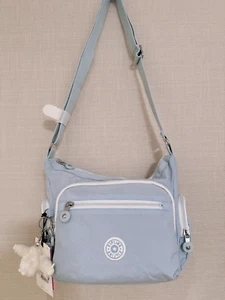 Nuevo con etiquetas Bolso Bandolera Kipling Gabbie para Mujer en Azul Claro - Imagen 1 de 5