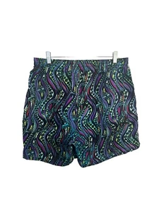 Vintage C&B Colorful Abstract 90s Geometric Bathing Suit XL trunks - Picture 1 of 4