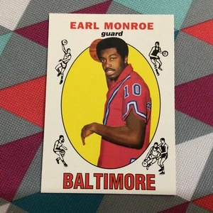 1996 Topps Stars Members Only Earl Monroe bullets #31 of 50 - 1969/70 Rc reprint - Picture 1 of 2