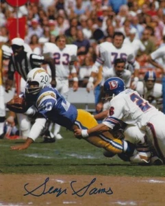 Autographed GEORGE SAIMES Denver Broncos 8x10 Photo w/COA - Picture 1 of 1