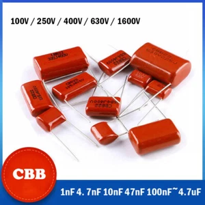 CBB Polypropylene Capacitors 1nF 4.7nF~4.7uF Metallized Film Capacitor ±5% - Picture 1 of 5