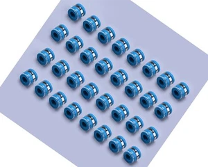32pcs/Set Viton Valve Stem Seal 11/32" X .500" Fit For SBC BBC BBF SBF 58012 - Picture 1 of 5