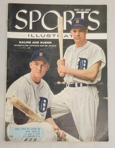 Sports Illustrated May 14, 1956 Detroit's Al Kaline and Harvey Kuenn - Picture 1 of 2