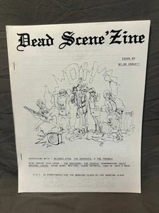 Dead Scene #9 Fanzine hardcore punk oi Trouble Suspects Heridnik Stew Bruisers - Picture 1 of 3