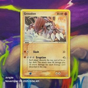 Groudon - Pokemon Esmeralda 14/106 Raro - Imagen 1 de 5