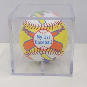 Ma 1ère vitrine boule souvenir bébé baseball coloré nouveau-né cadeau souvenir - Photo 1/5