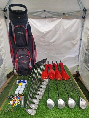 Callaway Big Bertha Golf Club Set & Cart Bag - Graphite & Steel Shafts - RH - Image 1 of 4