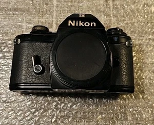 VINTAGE NIKON EM 35MM SLR FILM CAMERA BODY ONLY UNTESTED - Picture 1 of 8