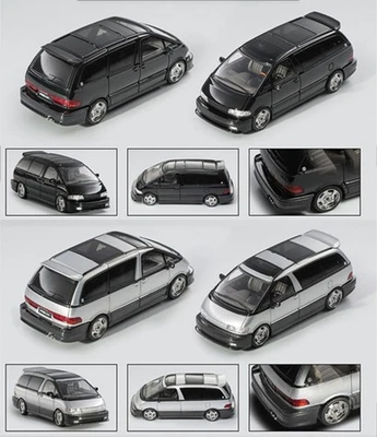 MORTAL 1:64 PREVIA Black/Silver Grey Diecast Model Car - Image 1 of 4