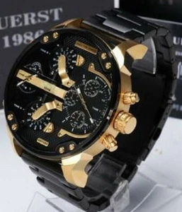 Reloj de pulsera de moda para hombre de acero inoxidable reloj de cuarzo de lujo informal - Imagen 1 de 25