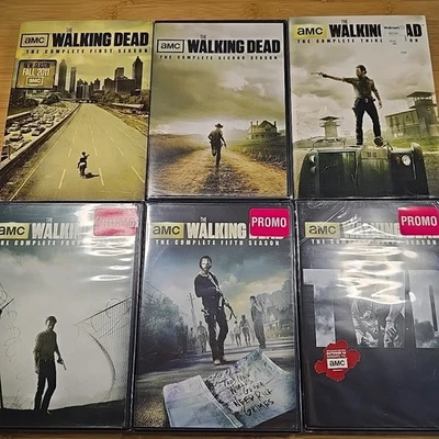 MOSTLY NEW The Walking Dead Lot: Seasons 1 - 6 DVD Andrew Lincoln Free Shipping! - Image 1 of 4