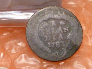 Original 1783 ZELANDIA Revolutionary War Era Colonial Dutch NY 1st USA Penny #5B - Picture 1 of 3