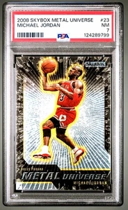 🌟🏀2008-09 MICHAEL JORDAN SKYBOX METAL UNIVERSE NERO✨️PSA-7🏀🌟INCREDIBILE CARD🌟 - Foto 1 di 3