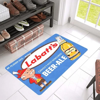 Labatt's Beer Ale Vintage Style Door Mat Rug Indoor Outdoor Decor - Image 1 of 4