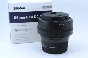 *Mint in BOX* Sigma DC DN 56mm F/1.4 Contemporary Lens For Sony E Mount Japan JP - Picture 1 of 24