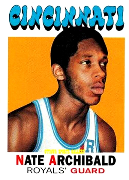 1996-97 TOPPS STARS REPRINTS NATE ARCHIBALD CINCINNATI ROYALS #2 (4V20)