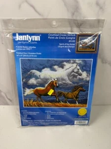 Janlynn "Spirit of the Horse" Vintage Kreuzstich-Set Neu 14"x11" #13-282 - Bild 1 von 4