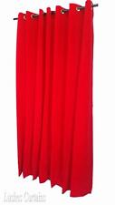 Rouge 3.7m Long Velours Rideau Panneau W/Œillet Haut Œillets Fenêtre Treatement