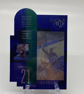 Kevin Garnett 1996-97 Upper Deck UD3 Basketball Star Focus Die-Cut #21 MINN - Foto 1 di 4