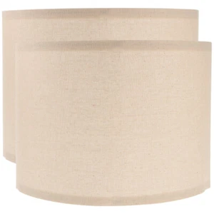 2 Pcs Fabric Ceiling Light Shade Desk Table Floor Lamp Replacement - Picture 1 of 11