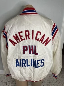 Vintage 1970’s AMERICAN AIRLINES Philadelphia PHL Employee CREW Jacket XL - Picture 1 of 11