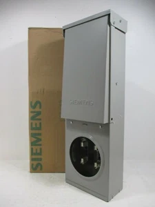 NEW Siemens P77RBS 100A 40A Power Outlet Panel 3R 40 Amp 120/240V 1PH 3W RX Hub - Picture 1 of 9