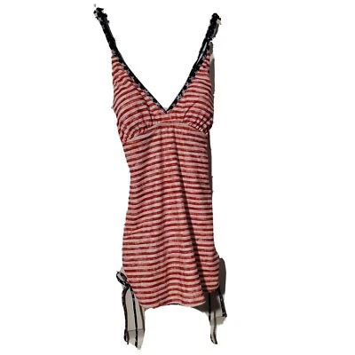 Tankini Cali Waves Bandera Americana Mujer Mediano Nadar Rojo Blanco Azul EE. UU. Playa Nuevo con Etiquetas Foto 1 de 4