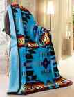 Southwest Aztec Sherpa Throw Blanket - 12 Colors