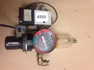 Humphrey 410 Solenoid Valve & Norgren Filter & Pressure Gauge #4550 - Picture 1 of 6