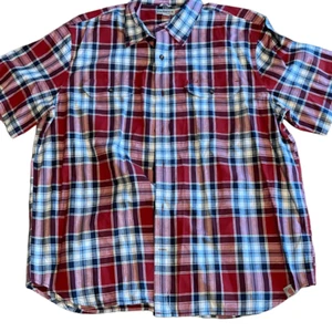 Carhartt plaid casual button up shirt size 2X - Picture 1 of 2