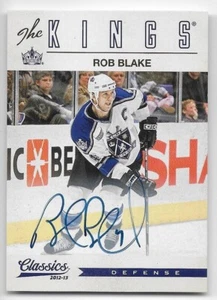 12/13 CLASSICS SIGNATURES AUTOGRAPH Rob Blake #193 - Picture 1 of 1