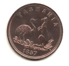 Antique 1857 Thomas White And Son Westbury Tasmania Australian Penny Token