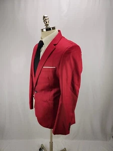 Mage Male Men's Red Blazer Jacket XL NWT - Picture 1 of 3