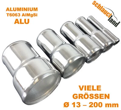 ALU REDUZIERSTÜCK Ø 13-200mm Aluminium Reduzierer Rohr Schlauch Reduzierung - Bild 1 von 4