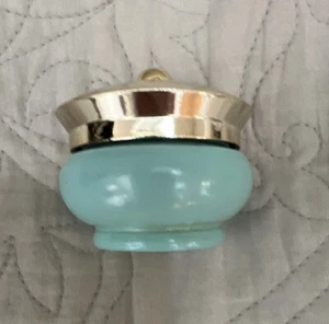 Vintage Avon Bird of Paradise Cream Sachet Fragrance Clear Glass Jar .66 oz - Picture 1 of 3