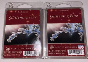 ScentSationals  GLISTENING PINE Highly Fragranced Wax Melts / 2.5 Oz / Lot Of 2 - Picture 1 of 2