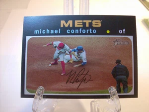 2020 Topps Heritage Baseball Card #310 Michael Conforto (613) - Picture 1 of 2