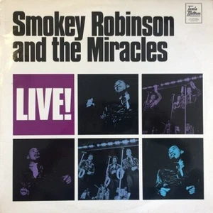 SMOKEY ROBINSON & THE MIRACLES Live! Vinyl Record Album LP Tamla Motown 1969 1st - Picture 1 of 4