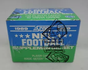 1989 SCORE FOOTBALL ERGÄNZUNG (110 KARTEN + TRIVIA) (BBCE VERPACKT) KOMPLETTER SATZ - Bild 1 von 2