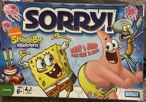 Vintage 2008 Spongebob Schwammkopf Schwammhose sorry! Brettspiel seltenes Original alter Patrick + - Bild 1 von 9