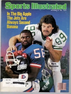 1986 Lawrence Taylor & Mark Gastineau Sports Illustrated Magazine September 29 - Picture 1 of 3