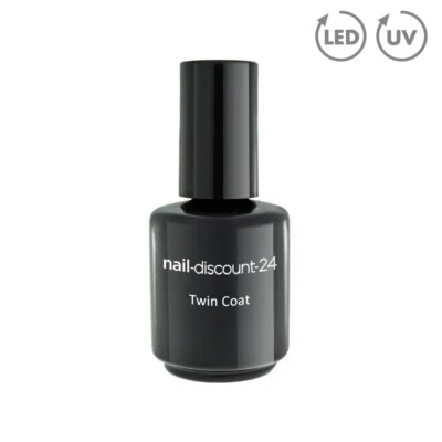 TWIN COAT 15ml Unterlack Überlack Polish Soak Off UV NAGELLACK LED Nails Design - Bild 1 von 2