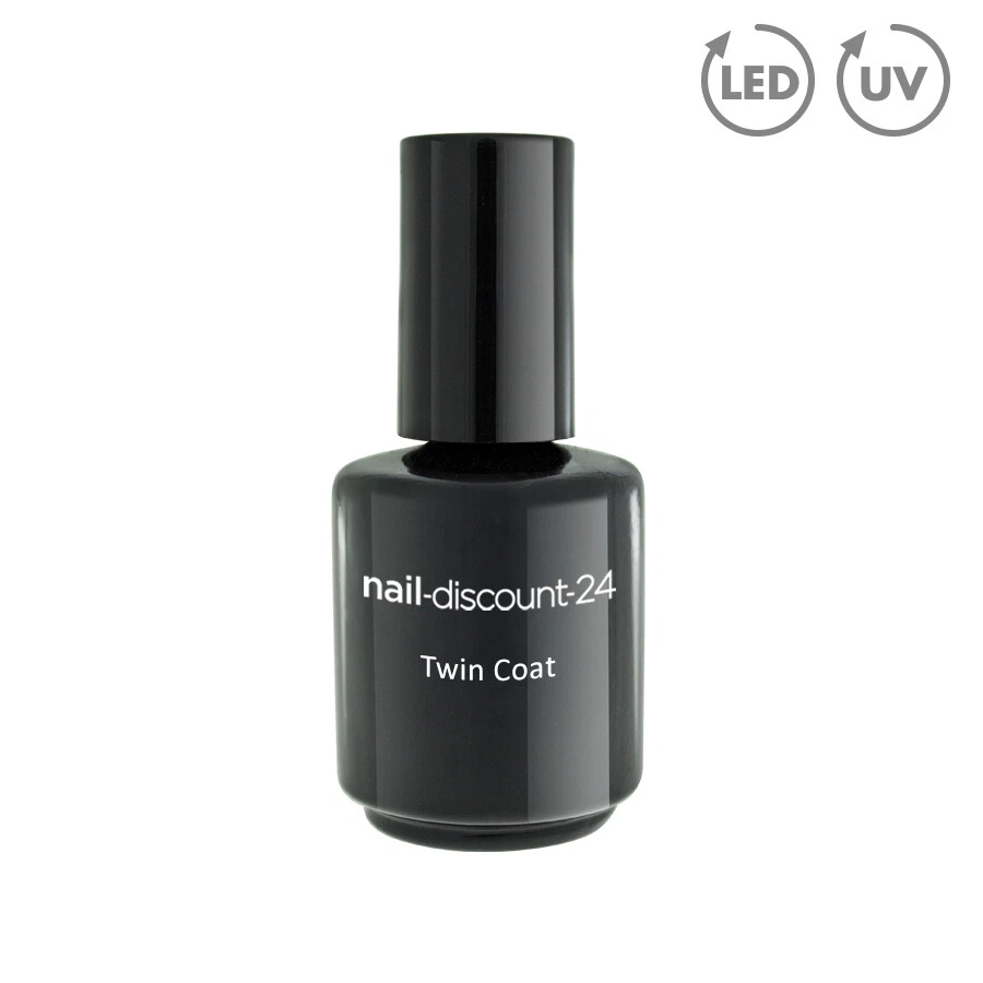 TWIN COAT 15ml Unterlack Überlack Polish Soak Off UV NAGELLACK LED Nails Design - Bild 1 von 2