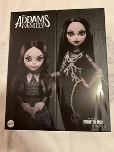 Mattel Creations Monster High x Skullector The Addams Family Morticia / Mittwoch - Bild 1 von 8